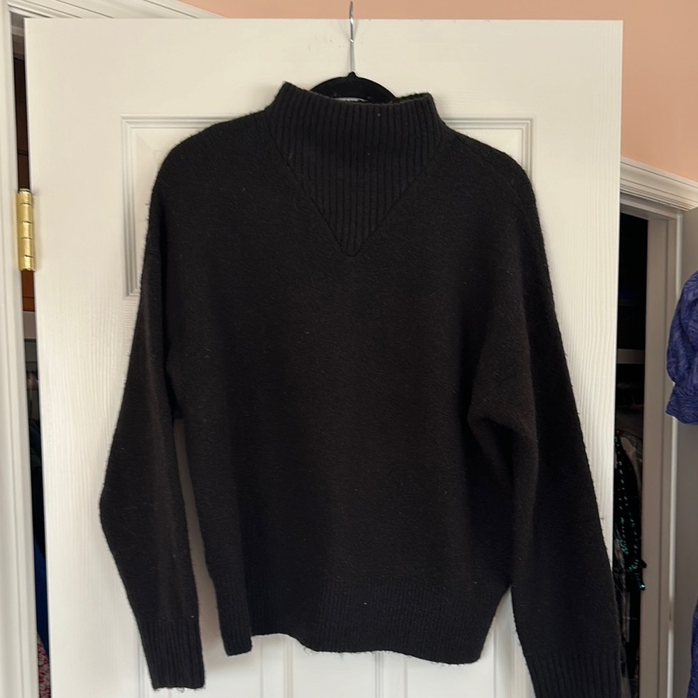 Madewell Black Turtleneck Sweater